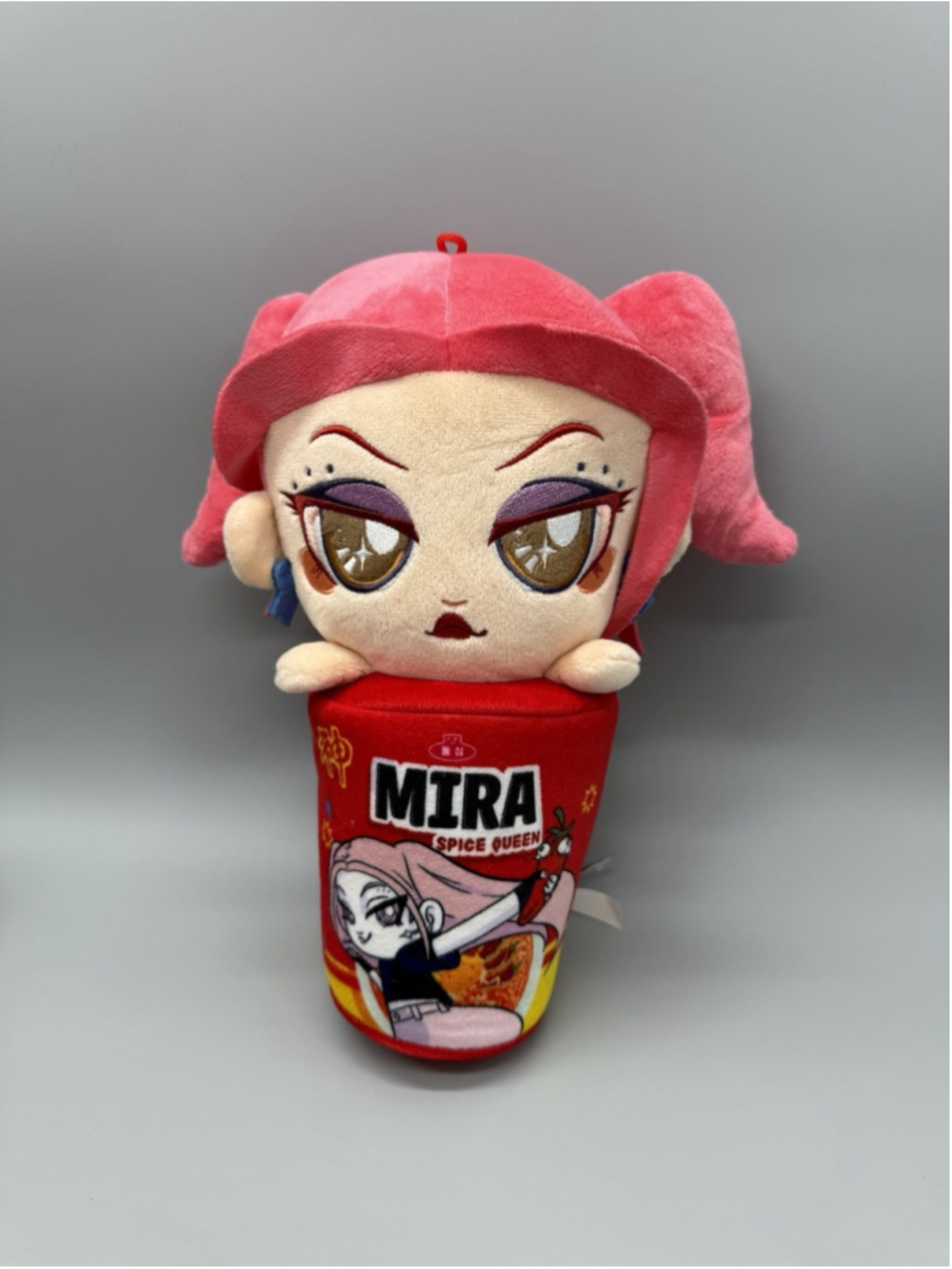 Netflix KPop Demon Hunters MIRA Spice Queen Ramen Cup Plush Dangler